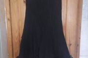 Black petticoat skirt with corsages (free post)