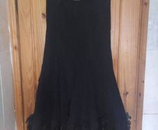 Black petticoat skirt with corsages (free post)