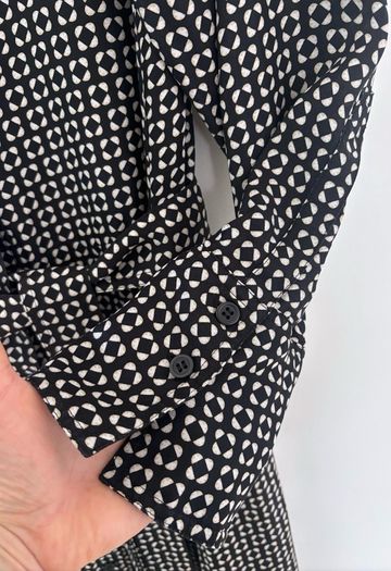 COS  Printed Belted Midi Shirt Dress