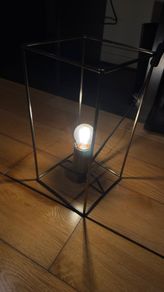 FREE - Modern Minimalist Geometric Metal Table Lamp
