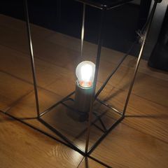 FREE - Modern Minimalist Geometric Metal Table Lamp