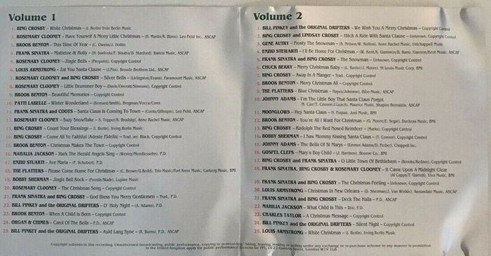 Free Postage! White Christmas 2X CD. 50 Tracks.
