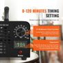 Ozone Generator 36000mg/h Ozone Machine Odor Remover with 0-120min Timer Image 2