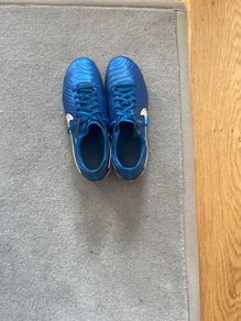 Nike blue elite tempo football boots
