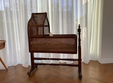 Rattan Crib