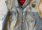 women denim vest / jacket Guess size XL