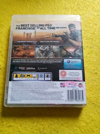 Call of duty Black ops PlayStation 3 ps3 games Original Pal version