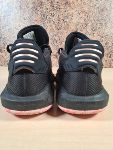 Boys Adidas Dame 6 Basketball Trainers Runners Black Size Uk 4.5 Eu 37.5