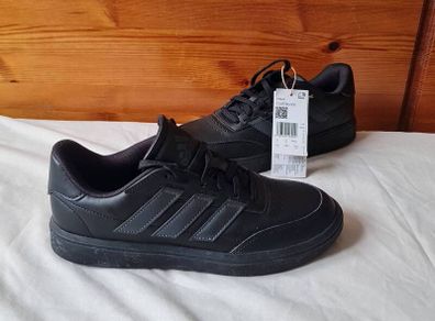2024 adidas courtblock Size 6 eu 39 and 2/3 black leather bnwt