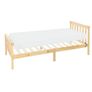 Single Wooden Bed Frame with Mattress Image 3