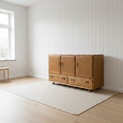 Mid Century Ercol Windsor 468 Solid Elm Sideboard