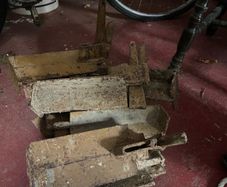 small scaffolding  pieces