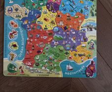 Magnetic wooden puzzle France - French brand Janod