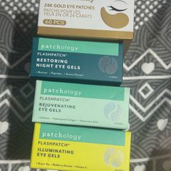 PATCHOLOGY illuminating, restoring, rejuvenating and bubbly eye gel patches BNIB genuine