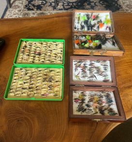 Vintage Fly Fishing Fly Cases