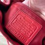 Coach pebble leather red backpack Image 9