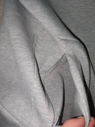 grey hoodie