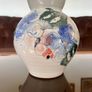 Vintage Geoffrey Healy Spongeware Studio Pottery Urn Vase Image 4