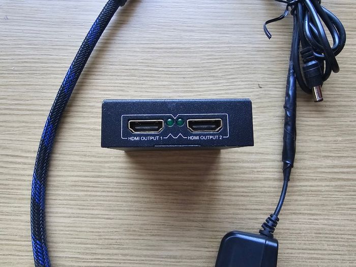 4K hdmi splitter 1 in 2 out