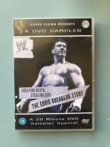 WWE Cheating Death Stealing Life The Eddie Guerrero Story Silver Version DVD Sampler - Vintage Wrestling DVD WWE