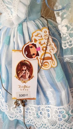 Doris Doll 1/3 Scale BJD (60cm / 24") Blue & White Lolita Gown Kilig Doll