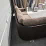 Beige Fabric Corner Sofa Image 2