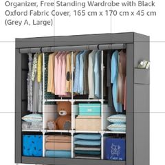 Canvas wardrobe