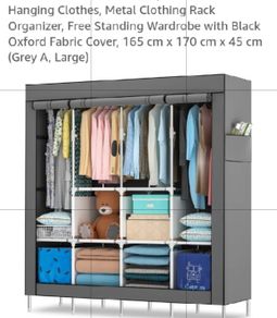 Canvas wardrobe