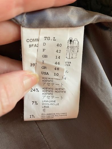 Sfizio Coat UK14