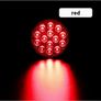 Stay on or flashing 2PCS 14LED Light Round Flashing Light, 12V-24V, Suitable for Car, SUVs, Trucks, Trailers, 2 Light Modes Image 4