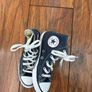 UK 13 navy high top converse Image 2