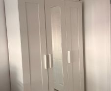 IKEA white 3 door wardrobe - brand new
