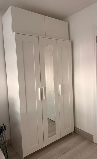 IKEA white 3 door wardrobe - brand new