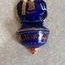 Vintage Small Colbalt Blue/ Gokd Holywater Font Image 3