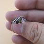 Vintage 925 Sterling silver Tourmaline Ring Image 3