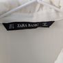 Zara Cream Ruffle Blouse Size Small Image 3