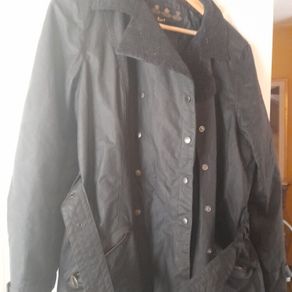 Barbour Black double breasted jacket