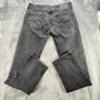 Levis 502 Mens Jeans Black W32 L30 Slim Taper Fit Stretch Denim Image 10