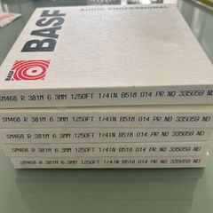 Five Unused 1250 ft BASF professional tapes