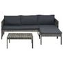 Grey Garden Lounge Set | PE rattan | Large | Modular Image 2