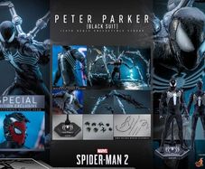Hot Toys Spider-Man 2 Black Suit Spider-Man Deluxe Edition
