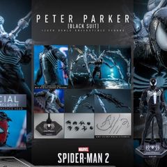 Hot Toys Spider-Man 2 Black Suit Spider-Man Deluxe Edition