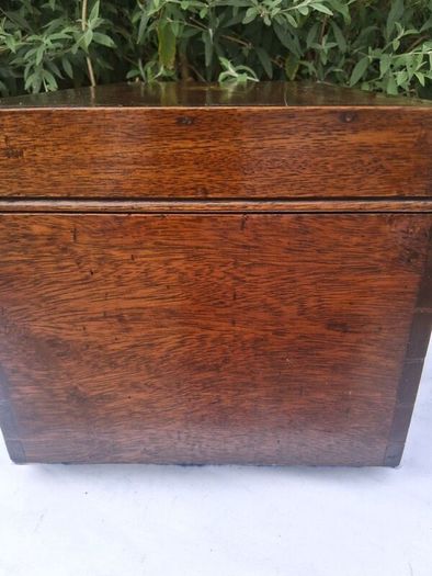 Sheraton Revival Large Mahogany Tea Caddy(Circa 1850)