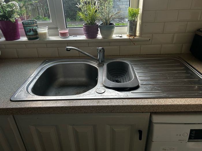 kitchen cabinets and counter top