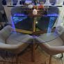 round glass dining table Image 2