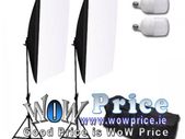 Softbox Continuous Lighting Kit 25W LED Bulb Light Stand