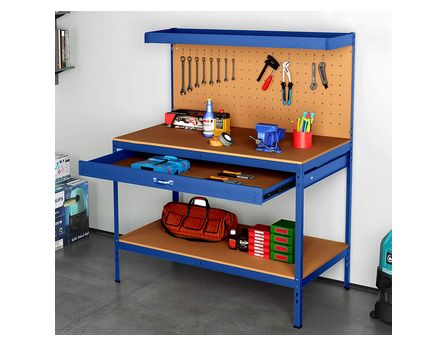 Steel Garage Work Bench Tool Box Workbench Storage