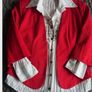 Red Jacket/ Blazer. Size 8-10 Image 2