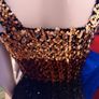 1970s Vintage Disco Sequin Party Dress Image 4