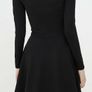 Karen Millen High Neck Zip Black Jersey Dress Image 6